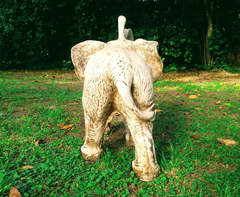 Elefante De Jardin Estatua De Resina Apto Exterior - comprar online