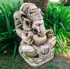 Ganesha Grande De Resina Jardin Exterior Decoracion en internet