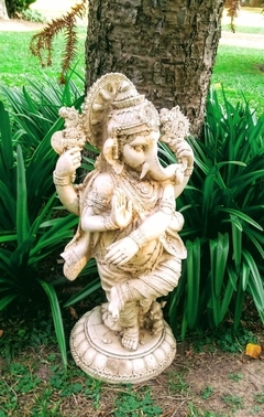 Ganesha Grande De Resina Jardin Exterior Decoracion Estatua 60 CM - comprar online