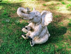 Elefante De Jardin Estatua De Resina Decoracion - Artesanias Paradise Home & Deco