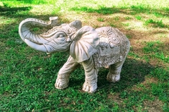 Elefante De Jardin Estatua De Resina Decoracion Exterior