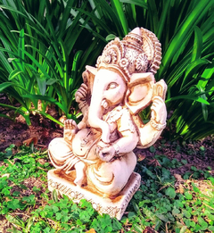 Ganesha Estatua De Resina Apto Interior Exterior Jardin Decoracion - comprar online