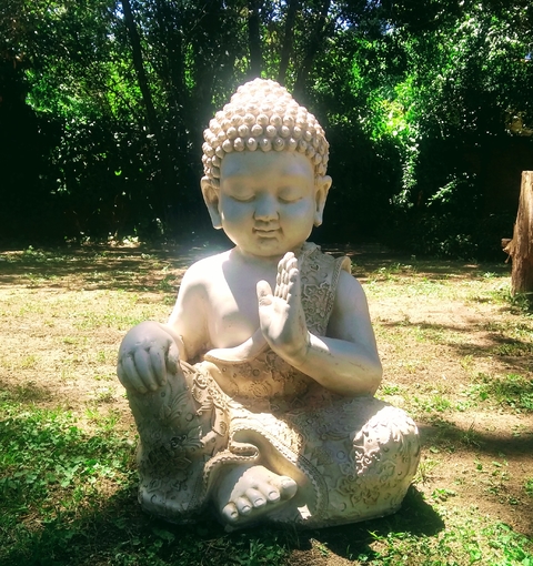 Buda Niño o Bebé Grande 63 Cm Resina Jardin Estatua Decoracion