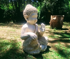 Buda Niño o Bebé Grande 63 Cm Resina Jardin Estatua Decoracion - comprar online