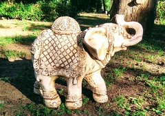 Elefante De Jardin Estatua De Resina Decoracion Exterior en internet