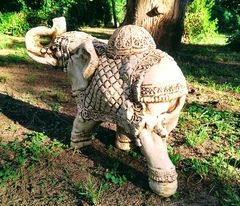 Elefante De Jardin Estatua De Resina Decoracion Exterior - tienda online