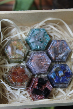 Kit Orgonites 7 Chakras