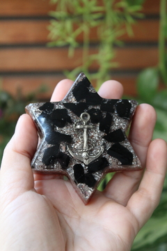 Orgonite Estrela com Âncora Proteção