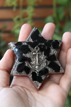 Orgonite Estrela com Âncora Proteção