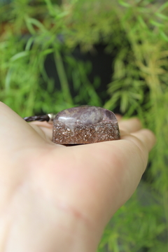 Orgonite Pingente Coração Coragem