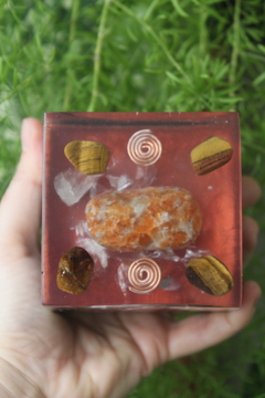 Orgonite Cubo Clareza, Mudança e Proteção