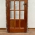 Puerta de una hoja vidrio repartido con banderola Cedro - Cod: 6402 - tienda online