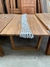 Mesa rectangular con patas de madera- Incienso- Cod: M56