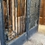 Portón de hierro doble hoja con banderola- Cod 5049 - Casa Gongora