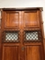 Puerta de entrada tablero con vidrio y reja Cedro - Cod: 5627 - tienda online
