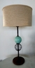 Lámpara de mesa rústica - 2 esferas