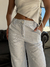 WIDE LEG GABARDINA RAYADO 10 onz - comprar online