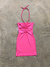 VESTIDO STRAPLESS ATADO CUELLO LYCRA - tienda online