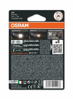 Osram Led 7515DWP T20 Blanca (Par) - comprar online