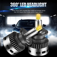 Kit LED Z9 HB3 9005 Ultra Potente CanBus CSP (4/8 caras) 90W 60000lm 360° Ideal Proyector Lupa - comprar online