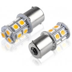 Led BA15S S25 Blanca Simple Polo 13SMD (par)