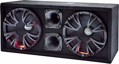 Audiopipe AP-CHULD-102 Doble Woofers/Drivers con LED Audioritmico