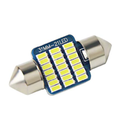 Led Tubular 31mm 21SMD Canbus (unidad)