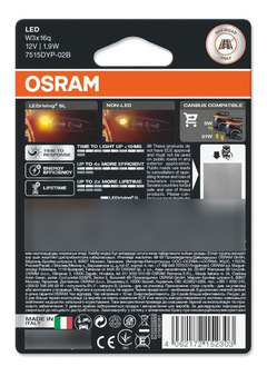 Osram Led 7515DYP T20 Ambar (Par) - comprar online