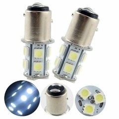 Led BA15D S25 Blanca Doble Polo 13SMD (par)