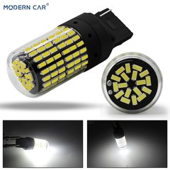 Led T20 CanBus Vidrio Doble Polo 144smd Blancas (par)