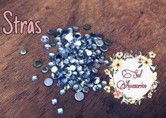 sobre de stras plata