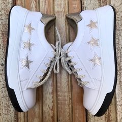 Zapatillas estrella Plata