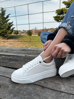 zapatillas picadas blanco - comprar online