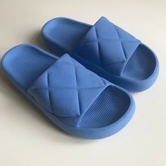 Sandalias de goma matelace azul - comprar online