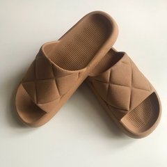 Sandalias de goma matelace camel - comprar online