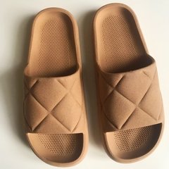 Sandalias de goma matelace camel