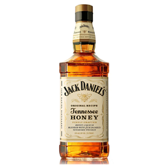 Botella con fondo blanco de bourbon Jack Daniel's Honey 750cm3