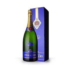 Botella con fondo blanco de Pommery Brut 750cm3