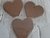 Corazones KRAFT x 10 unidades (10cm) - MILARTES - comprar online