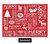 INDIVIDUALES DE PAPEL MODELO NAVIDAD - PACK X 20 UNIDADES - 40 X 29 CM