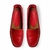 Mocasines Driver color Rojo