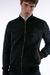 Bomber Clams Cassio Reversible Cuero de Cabra Negro - comprar online