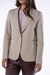 Blazer Wine Collar Cuero de Oveja Hueso - comprar online