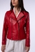 Chaqueta Priscila cuero de oveja Rojo - comprar online