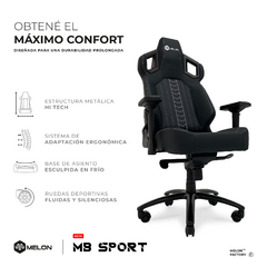 Silla Gamer Pro Ergo Melon Mb Sport Escritorio Pc reclinable - comprar online