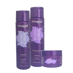 Kit Matizante Blond Loiros - Shampoo + Condicionador + Máscara - Onixx Brasil