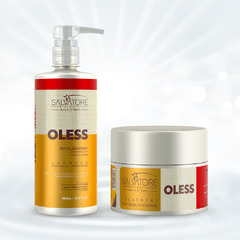 Kit Hidratação Profunda Oless - Shampoo e Máscara Condicionante - Salvatore Hair Pro