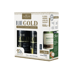 Kit Blue Gold 500ml + Leave-in O`KA Coco 250ml - Salvatore