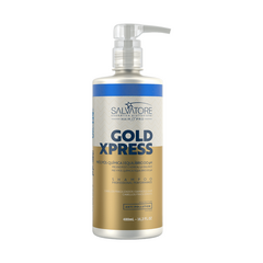 Kit Pós Química Gold Express- Shampoo 480ml + Máscara Condicionante - Salvatore Hair Pro - comprar online