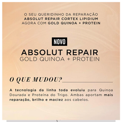 L'Oréal Professionnel Serie Expert Absolut Repair Gold Quinoa + Protein - Shampoo 1,5L - Forte Cosméticos